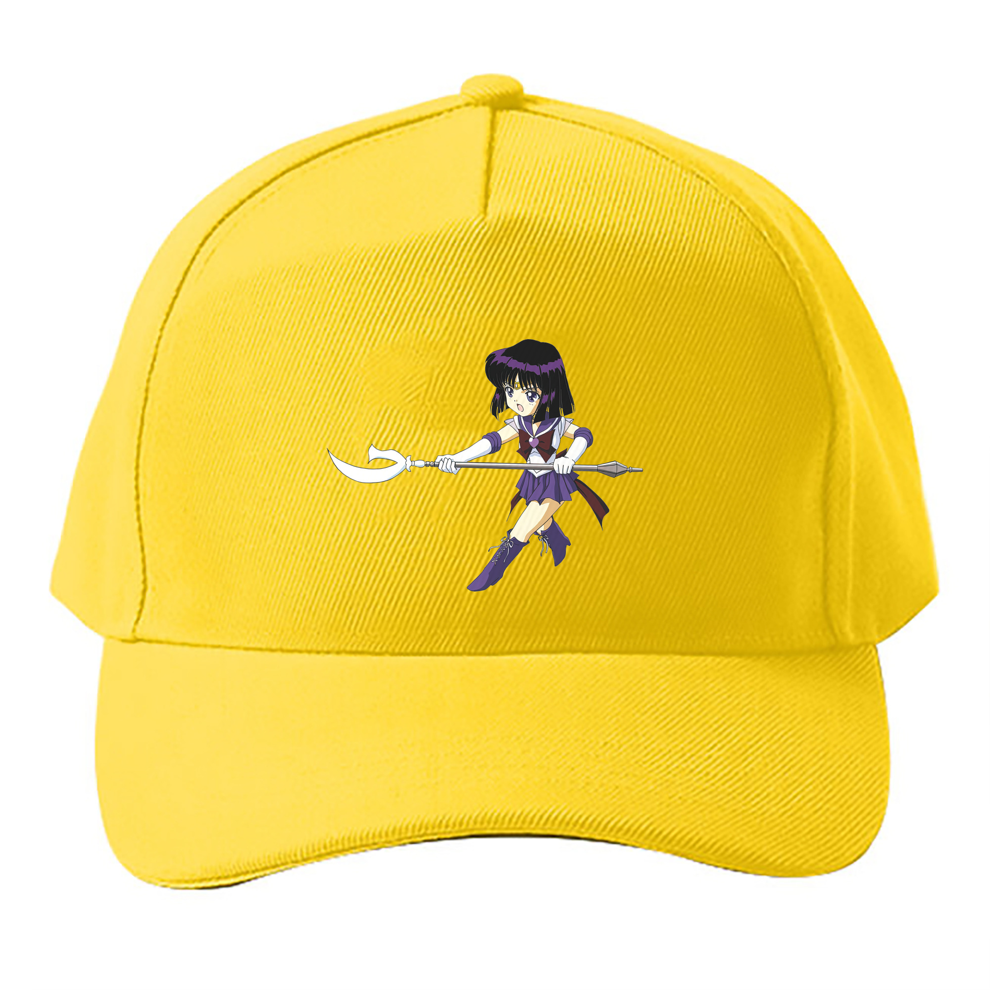 （画像用） 美少女戦士セーラームーン 土萠ほたる Sailor Moon Tomoe Hotaru （セーラーサターン；Sailor Saturn） ベースボールキャップ 綿100％ 男女兼用 帽子 スポーツ